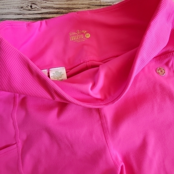 Lilly Pulitzer Weekender High Rise Leggings Pink Size M NWOT - Picture 3 of 4